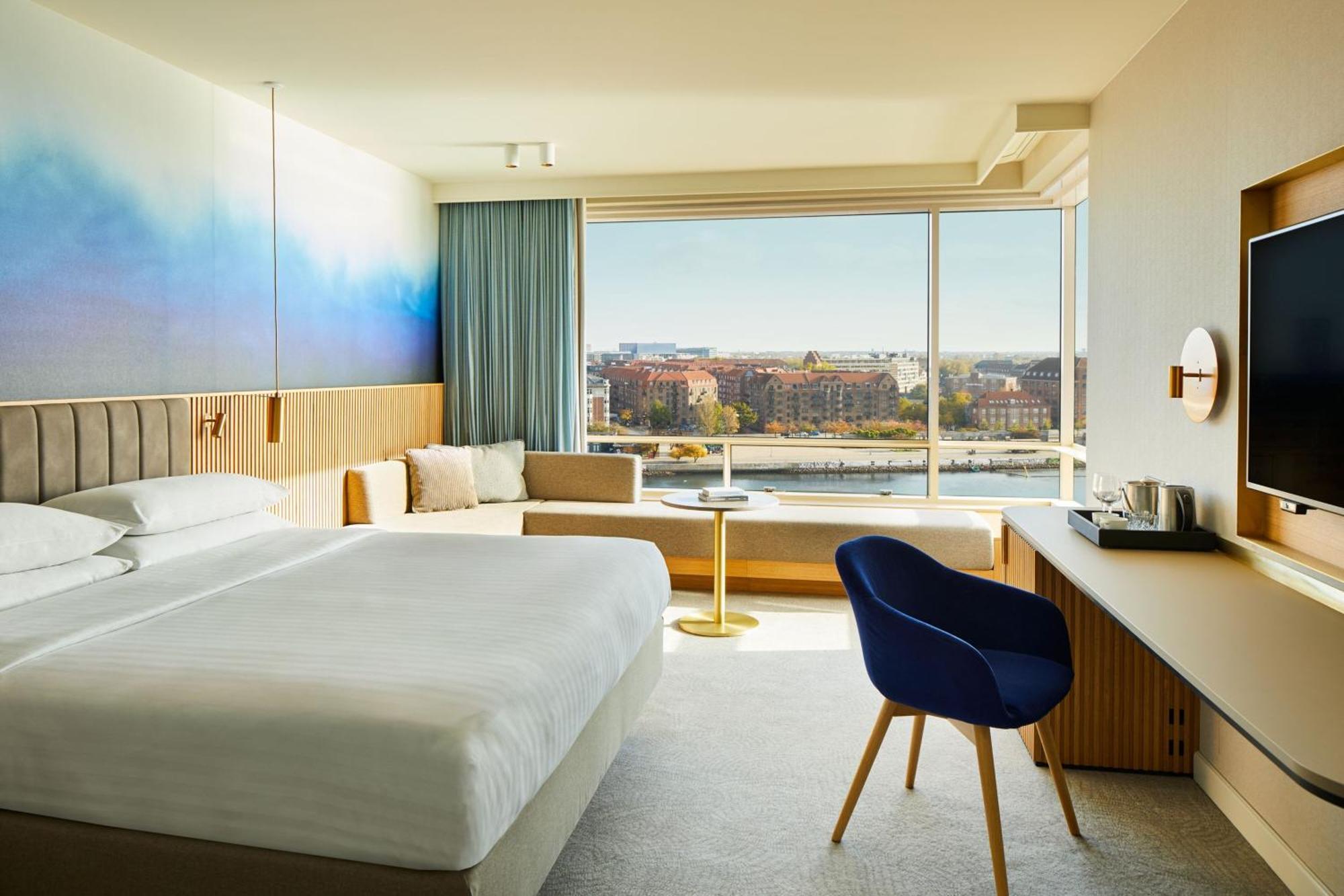 Copenhagen Marriott Hotel Extérieur photo A guest room at the hotel